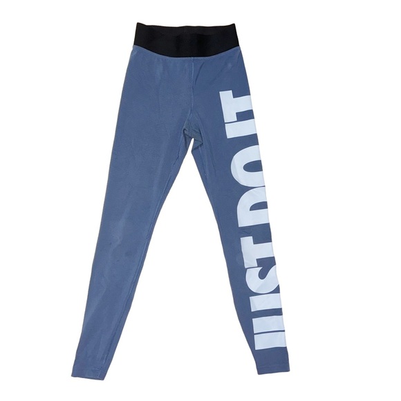 Nike Sportswear Tight Fitting Active Leggings Size XS Light Blue - Picture 1 of 3